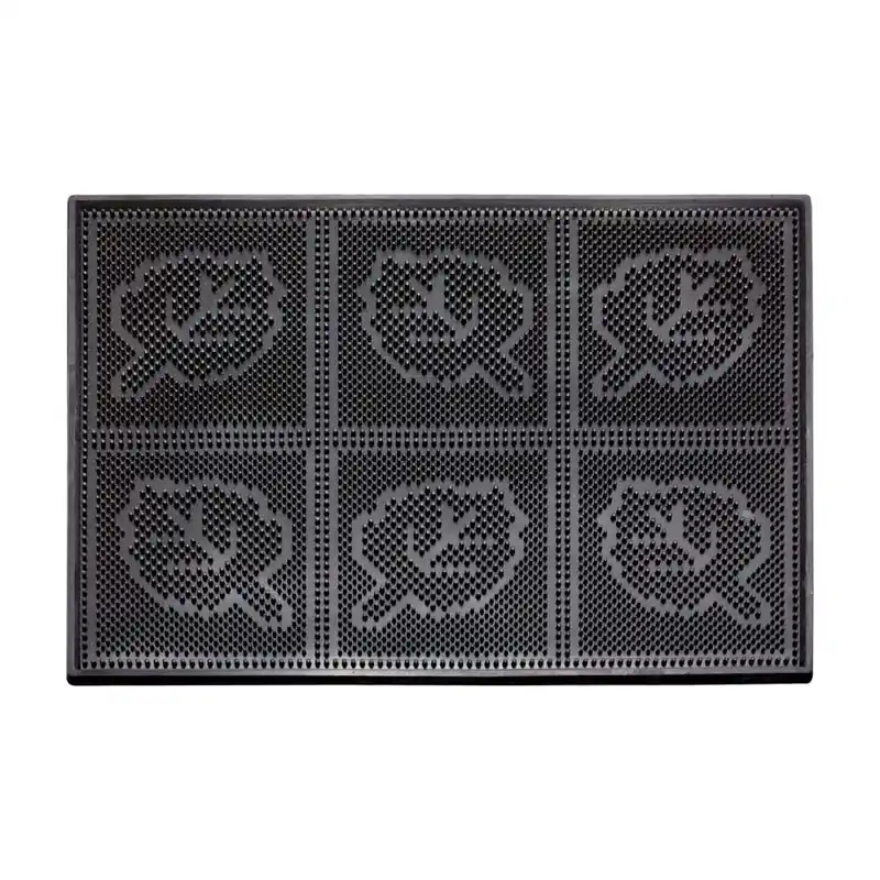 Petex 75220 - Gumová rohožka 60x40 cm (vzor listu lípa) Nová Kolekce