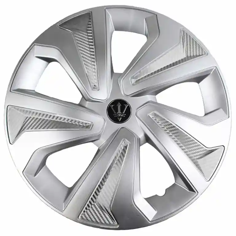 Ověřený Cappa 04356 - Poklice na kola MAKALU 1 ks stříbrná 16"