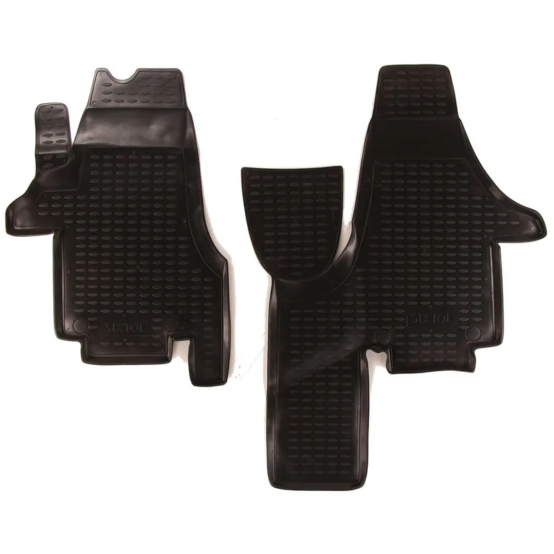 Sixtol HBC10687 - Gumové koberce VOLKSWAGEN Multivan, 2004->, 2ks SIXTOL Značkový