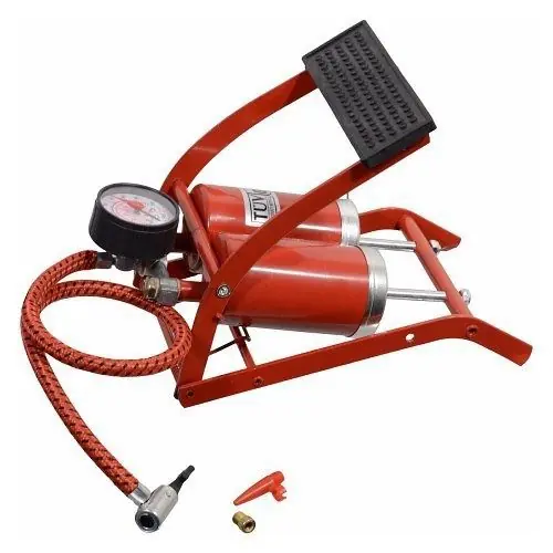 Compass 09152 - Hustilka nožní s manometrem dvoupístová Nová Kolekce