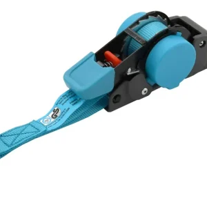 Víkendová Akce Compass 02260 - Popruh s ráčnou a háky samonavíjecí 100daN 2m TÜV BLUE WAY