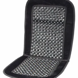 Compass 04108 - Potah sedadla kuličkový s lemem černý 93x44cm Hit Sezóny