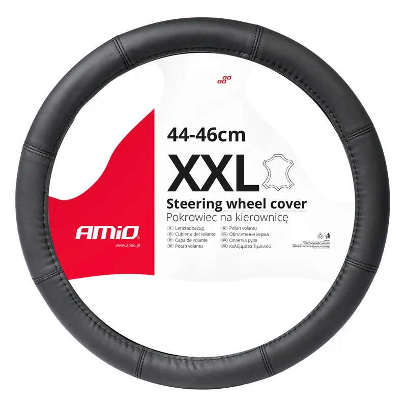 Kup Teď Amio 03549 - Potah volantu Leather Series SWC-48-XXL (44-46cm)