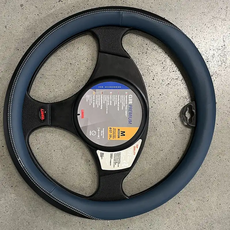 Speciální Cena Kenwood 052-2103 - Lampa (Italy) Potah volantu 37-39cm modrý Club Premium TPE