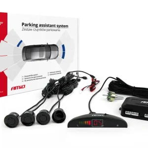 Výhodná Nabídka Amio 01565 - Parkovací asistent LED 4 senzory černé
