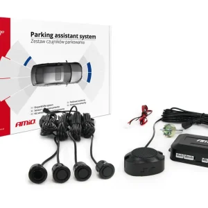 Amio 01576 - Parkovací asistent Buzzer 4 senzory černé Gold 18mm Vrácení Zdarma