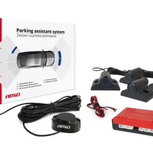 Bezpečná Platba Amio 02278 - Parkovací asistent Buzzer 4 senzory černé TRUCK 19mm