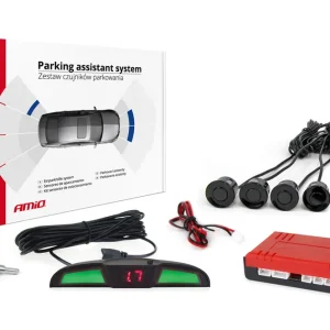 Amio 02281 - Parkovací asistent LED 4 senzory černé Top Prodej