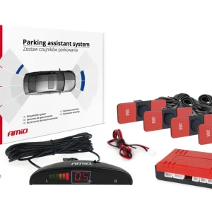 Amio 02255 - Parkovací asistent 4 senzory černá vnitřní 16,5mm Značkový