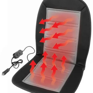 Compass JI-04117 - Potah sedadla vyhřívaný s termostatem 12V LADDER šedý Hit Sezóny