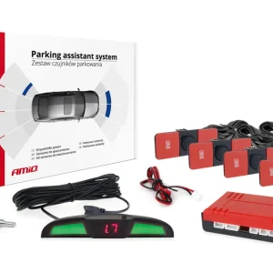 Amio 02285 - Parkovací asistent LED COB 4 senzory černá vnitřní 16,5mm Nízká Cena