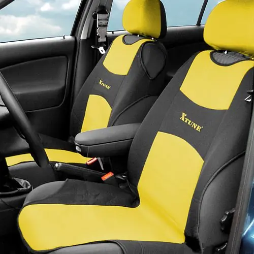 Novinka Compass 31634 - Potah sedadla TRIKO přední 2ks žlutý