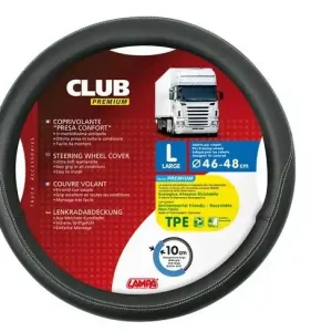 Akční Nabídka Kenwood 052-2110 - Lampa (Italy) Potah volantu 46-48cm černý Club L Premium TPE