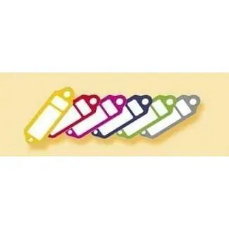 Super Cena AHProfi 434010150 - Modré Plastik visačky na klíče, malé 100 ks