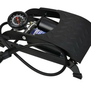 GEKO G01290 - Hustilka nožní s manometrem dvoupístová, 50x120mm Výprodej