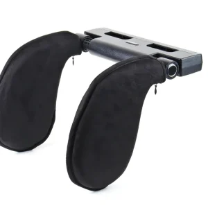 Amio 02558 - Sklopná opěrka hlavy do auta, Potah - černá PVC kůže AMiO- Pouze Dnes