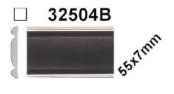 482-32504B - Samolepící lišta černá,2x chromovaný proužek, 5m, 55x7mm, 32504B/5 Vysoce Kvalitní