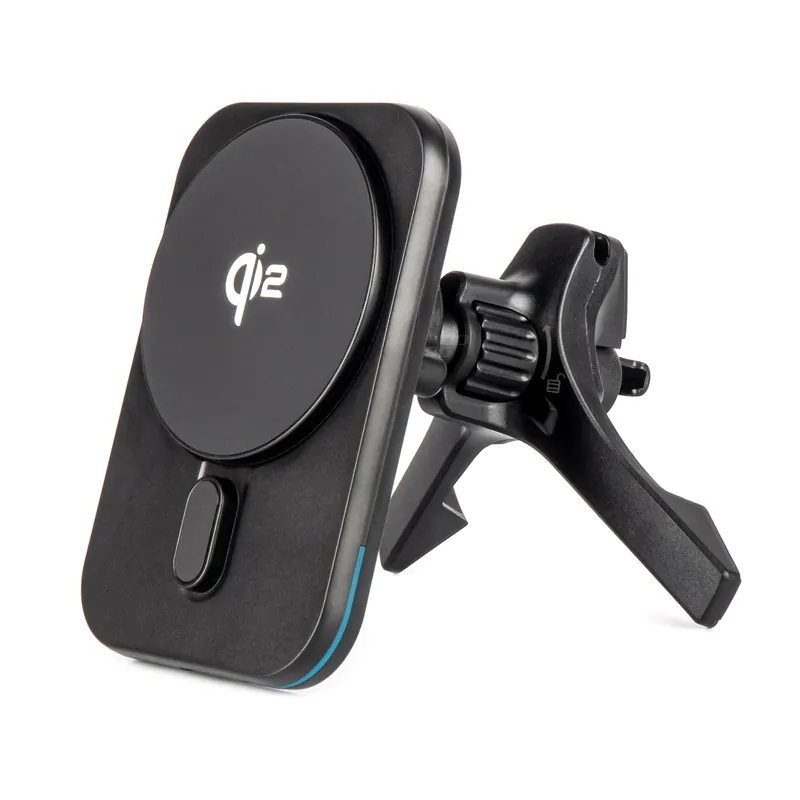 Amio 04180 - Držák magneticky s rychlonabíječkou do auta Qi2 15W AMiO- Výprodej