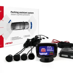 Pouze Dnes Amio 01562 - Parkovací asistent LED-GRAF 4 senzory černé