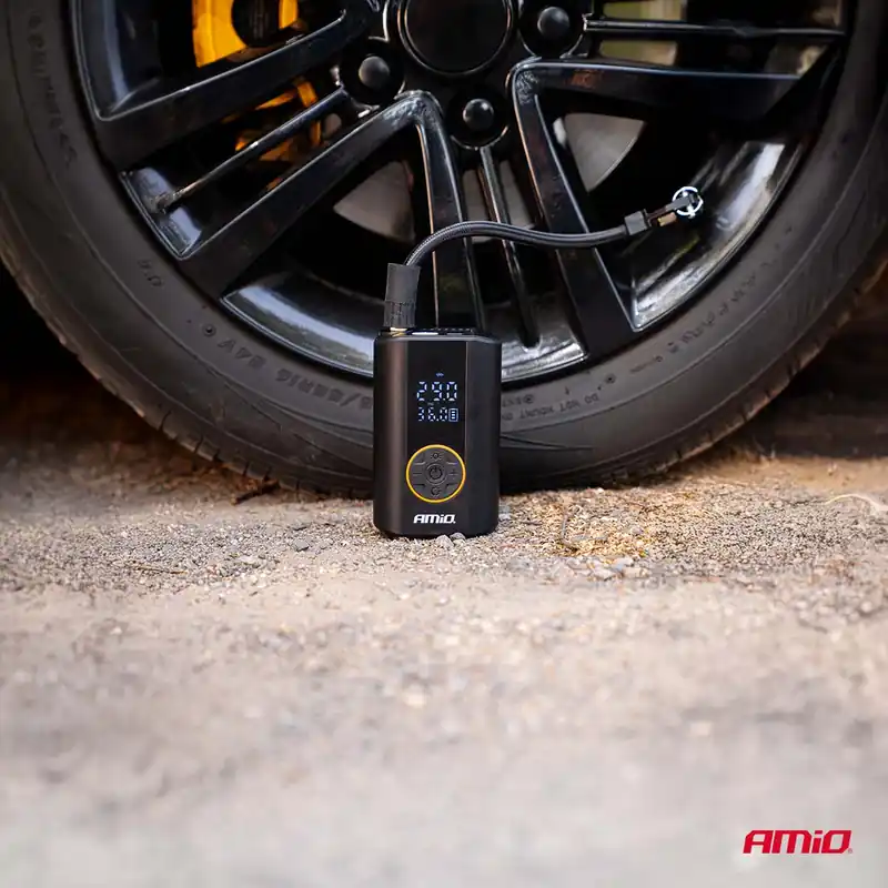 Amio 04414 - Bezdrátový vzduchový kompresor LED 40W USB-C ACOMP-25 AMiO- Super Cena