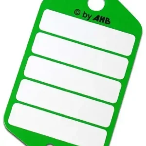 Víkendová Akce AHProfi 434040140 - Zelené Plastik visačky na klíče, velké 100 ks