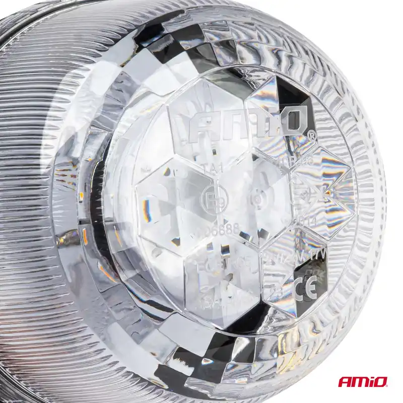Zlevněný Amio 03340 - Výstražný maják W25m Magnetický / 3 šrouby R65 R10 24LED 12/24V IP66