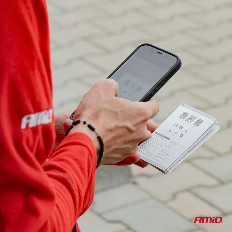 Sezónní Sleva Amio 03538 - Bezdrátová WIFI couvací kamera HD-410 12v 720p AMIO-