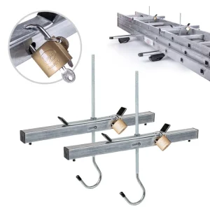 GEKO G02431 - Držák žebříku na střešní nosič, sada 2 ks Bezpečná Platba