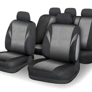 Expresní Doručení Compass 31679 - Potahy sedadel sada 9ks POLY šedé AIRBAG