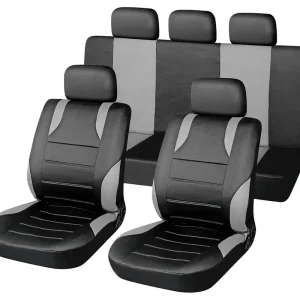 Compass 31674 - Potahy sedadel sada 9ks SPORT šedé AIRBAG Top Prodej