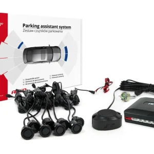 Koupit Online Amio 01604 - Parkovací asistent buzzer 8 senzorů černý GOLD 18mm