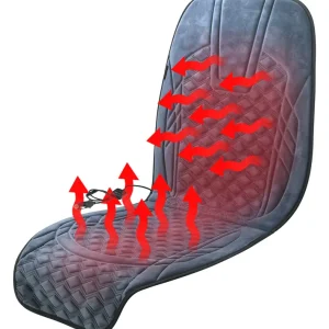 Rychlé Dodání Compass 04127 - Potah sedadla vyhřívaný s termostatem 12V FURRY