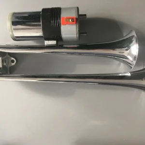 412-0203 - Fanfára 2 trubky chrom 24V s kompresorem, L-42+36cm Výhodná Nabídka