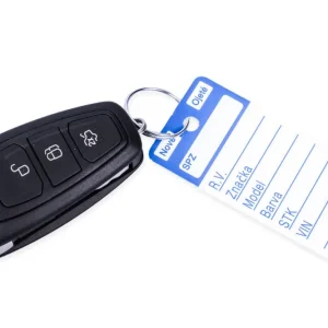 AHProfi 434010011 - Modré PLUS plastové visačky na klíče 250ks Akční Nabídka