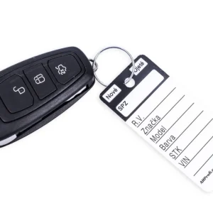 Oblíbený AHProfi 434050011 - Černé PLUS plastové visačky na klíče 250ks