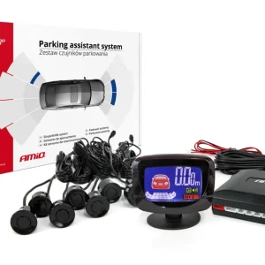 Amio 01559 - Parkovací asistent LED-GRAF 8 senzorů černé Kup Teď