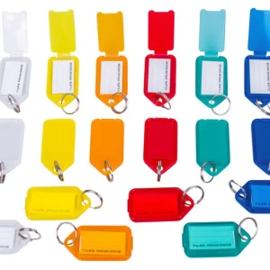 AHProfi 434090180 - Vícebarevné CLICK plastové visačky na klíče - malé 100ks Zlevněný