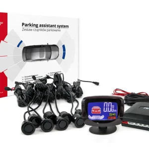 Amio 01605 - Parkovací asistent LED-GRAF 8 senzorů černých GOLD 18 Rychlé Dodání