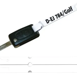 AHProfi 434080070 - Bílé papírové visačky na klíče s průvlačným poutkem 1000ks Must-Have