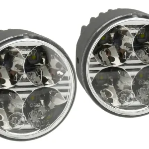 Compass 33551 - Světla denního svícení 4 HIGH POWER LED 12V/24V (kulatá 70 mm) Značkový