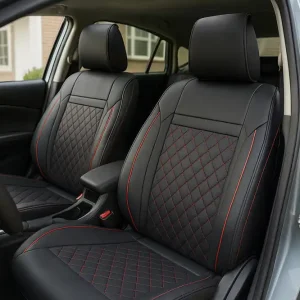 Cappa 15015 - Autopotahy LINZ černá / červená 2 ks Nejlepší Volba