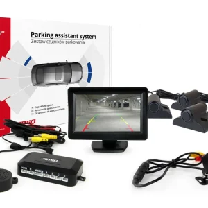 Amio 02728 - Parkovací asistent TFT01 4,3" s kamerou HD-315-LED senzory černá Truck Cenová Bomba