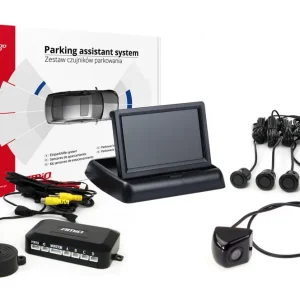 Cenový Hit Amio 02665 - Parkovací asistent TFT01 4,3" s kamerou HD-310 4 senzory černá "GOLD"