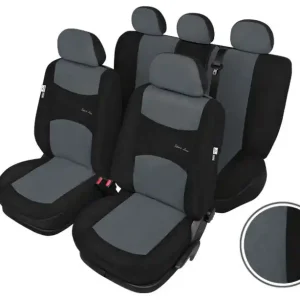 Sixtol KEG5-1189-236-3023 - Autopotahy SPORT LINE+ Standard, šedočerné - záruka 3 roky SIXTOL Nejprodávanější