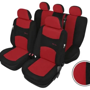 Sixtol KEG5-1189-236-4060 - Autopotahy SPORT LINE+ Standard, červenočerné - záruka 3 roky SIXTOL Nízká Cena