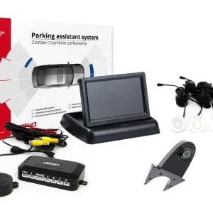 Amio 02686 - Parkovací asistent TFT02 4,3" s kamerou HD-502-IR 4 senzory bílé Kup Teď