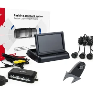 Nejlepší Volba Amio 02704 - Parkovací asistent TFT02 4,3" s kamerou HD-502-IR 4 senzory černá "GOLD"