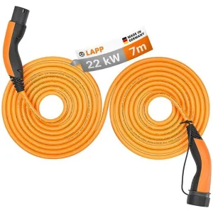 06443818 - Kabel nabíjecí LAPP 75746 typ 2 22kW 32A 3 fáze 7m pro elektromobil Poslední Šance