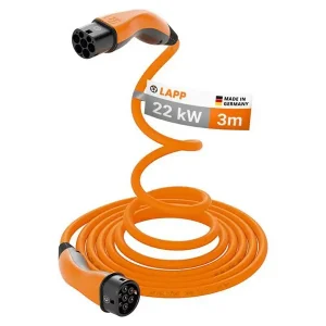 06443817 - Kabel nabíjecí LAPP 75745 typ 2 22kW 32A 3 fáze 3m pro elektromobil Cenově Výhodný