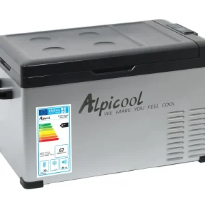 Compass 07094 - Chladící box kompresor 30l 230/24/12V -20°C GREY Značkový